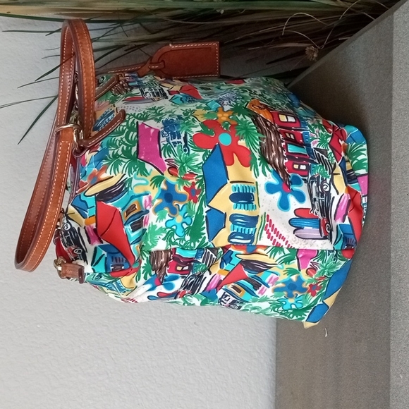 Dooney & Bourke Bags Rare Dooney Bourke Sandbar Tropical Print Xl